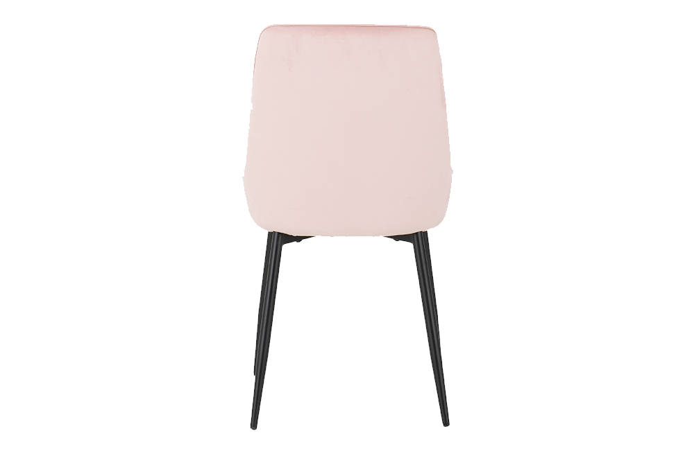 Avery Extending Dining Set with Avery Chairs Concrete/Grey Oak Effect/Baby Pink Velvet