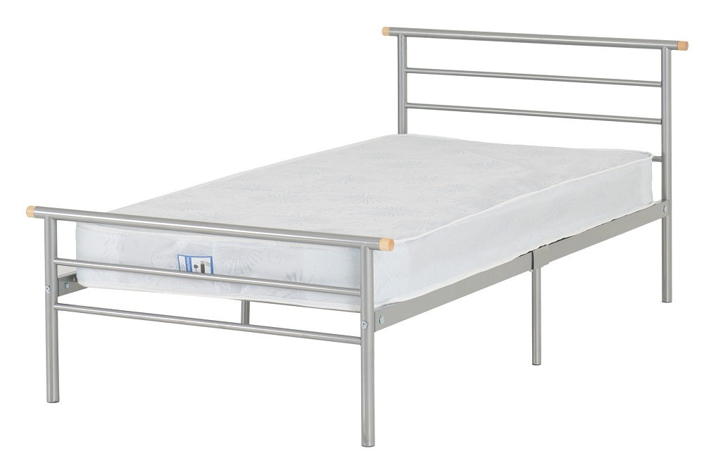 Orion 3FT Bed Silver