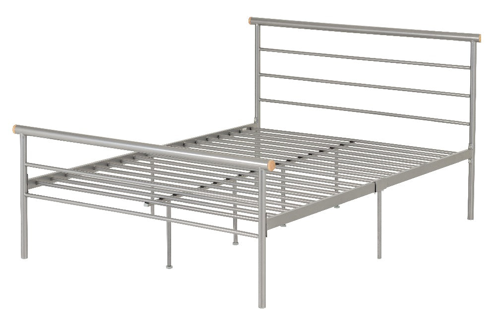 Orion 4FT Bed Silver